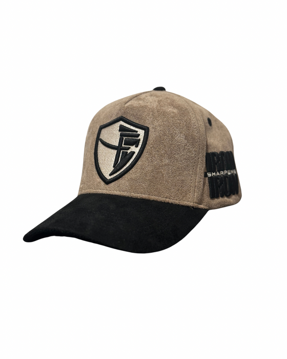 Suede Shield Hat