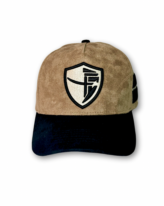 Suede Shield Hat