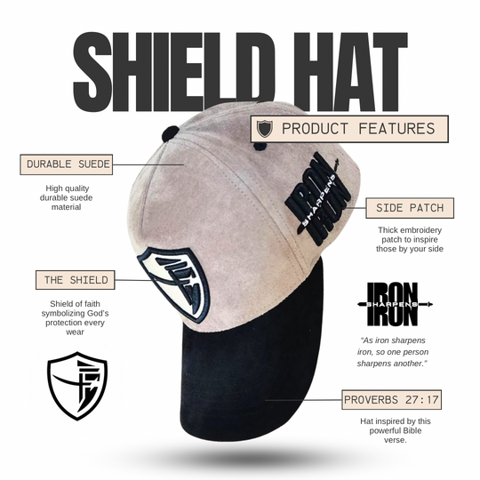 Suede Shield Hat