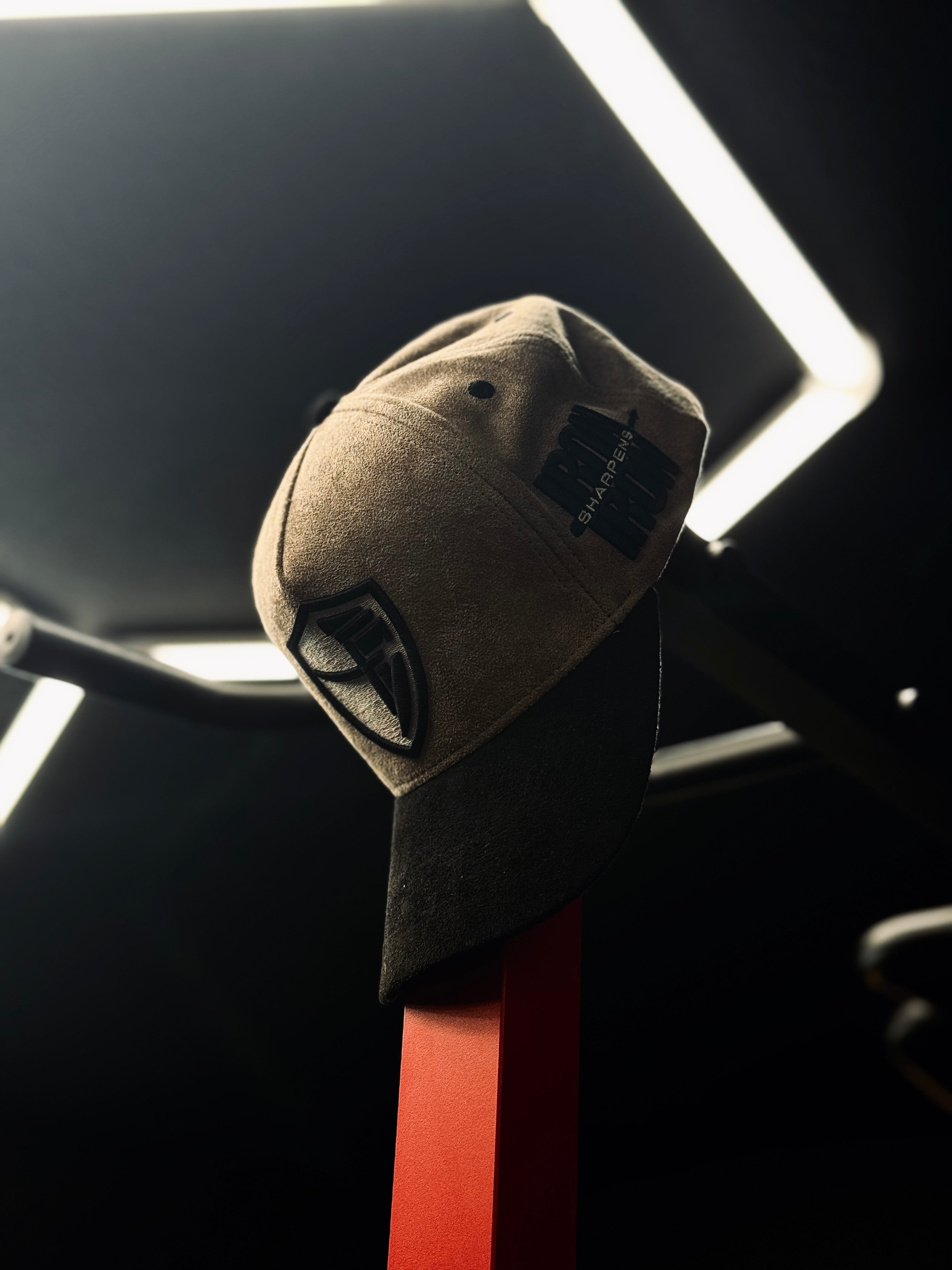 Suede Shield Hat